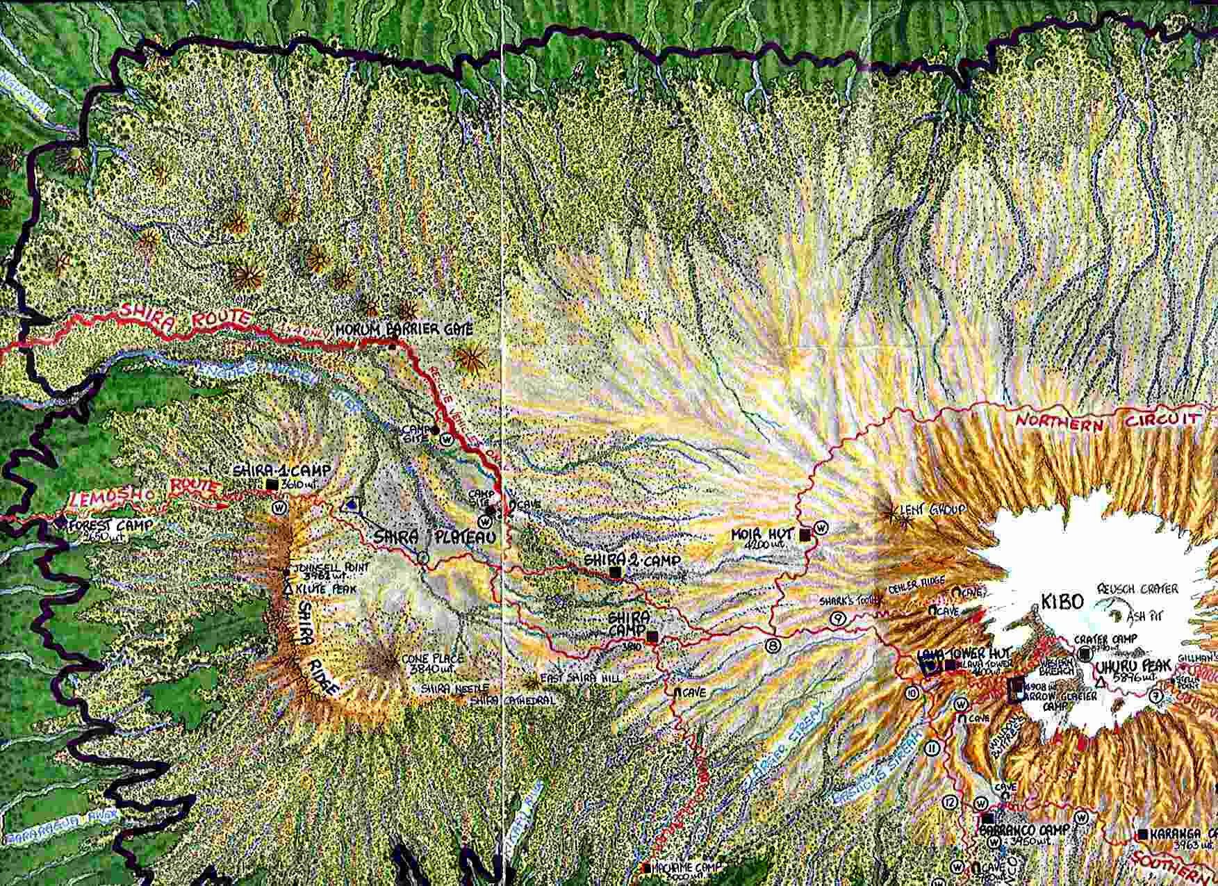 route up kilimanjaro